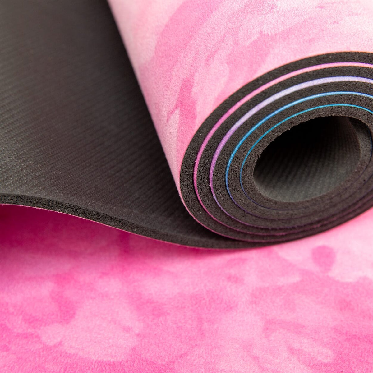 Yogamatte aus Naturkautschuk & recycelter Mikrofaser Chakra