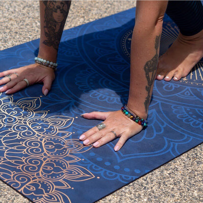 Yogamatte aus Naturkautschuk & recycelter Mikrofaser