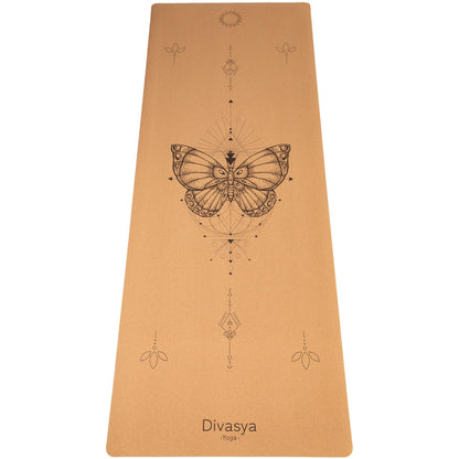 Yogamatte Kork: viele Yoga-Designs | inkl. Hülle & Tragegurt