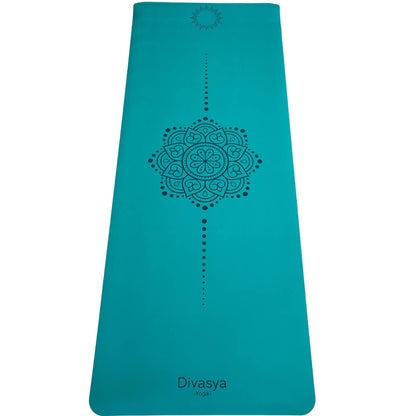 Yogamatte rutschfest | Kautschuk | 9 Yoga-Designs | DIVASYA®