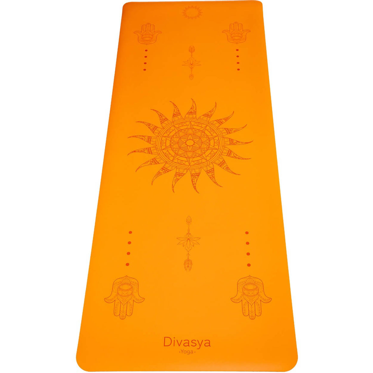 Yogamatte rutschfest | Kautschuk | 9 Yoga-Designs | DIVASYA®