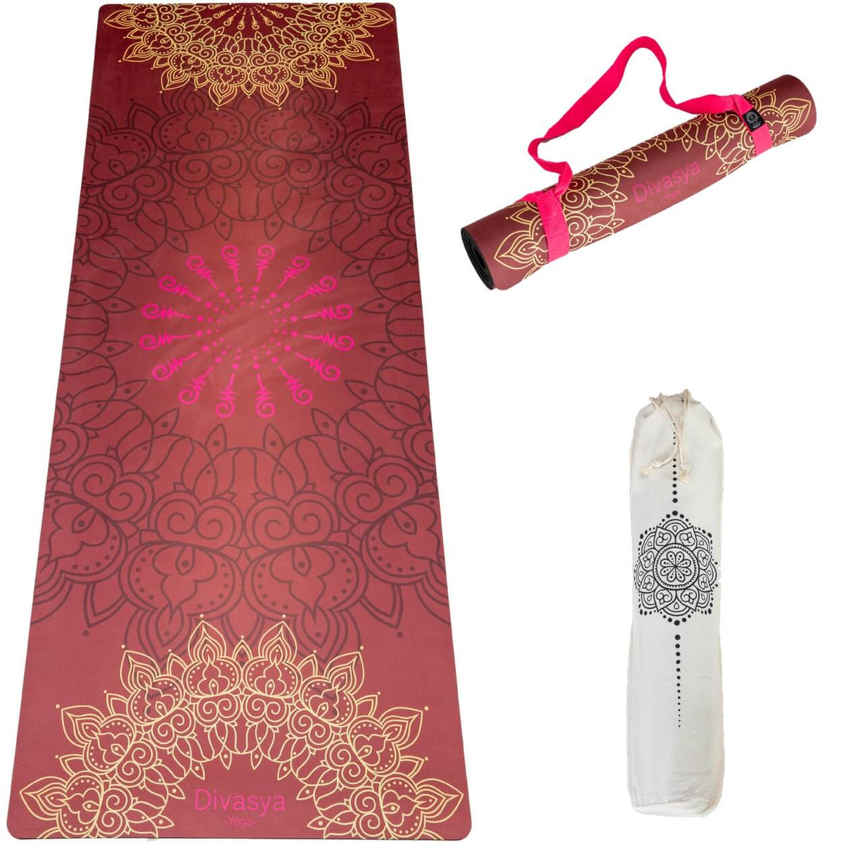 Yogamatte aus Naturkautschuk & recycelter Mikrofaser
