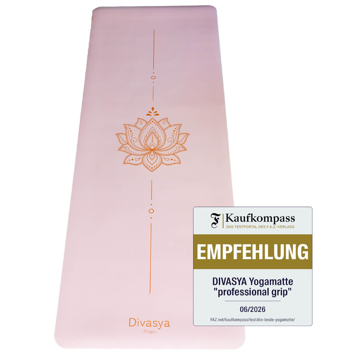 Yogamatte rutschfest: japanischer Grip für perfekten Halt | Pastell Pink