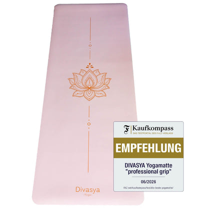 Yogamatte rutschfest: japanischer Grip für perfekten Halt | Pastell Pink