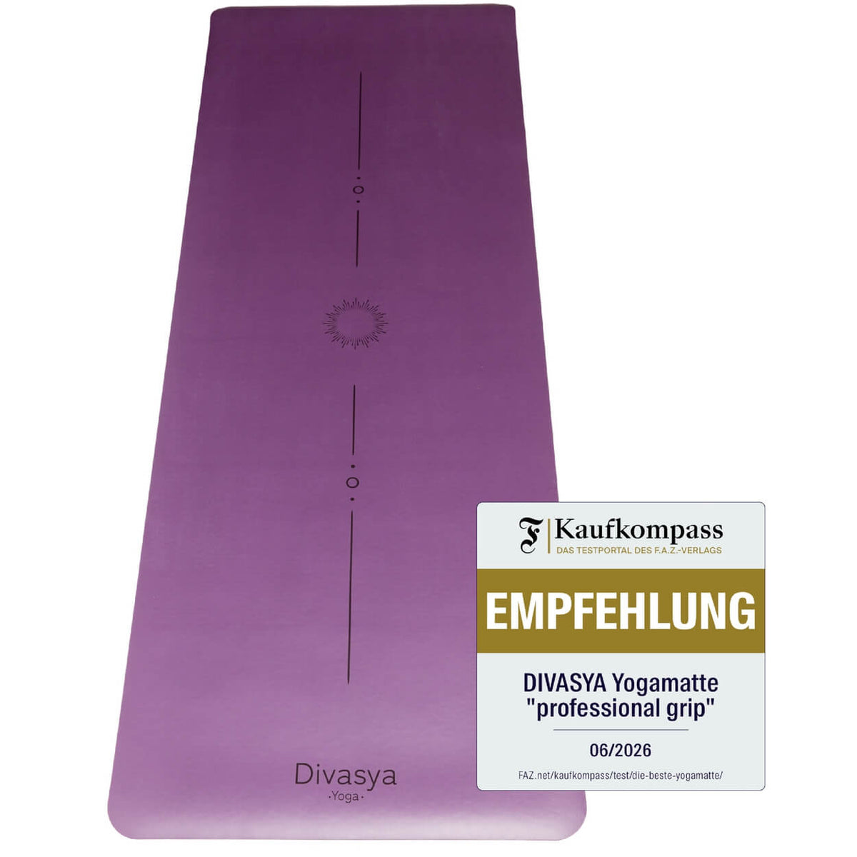 Yogamatte rutschfest: japanischer Grip für perfekten Halt | Purple Pure