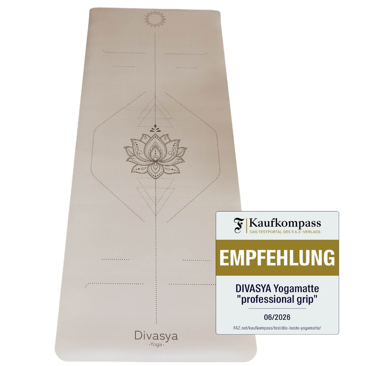 Yogamatte rutschfest: japanischer Grip für perfekten Halt | Sandstone Lotus