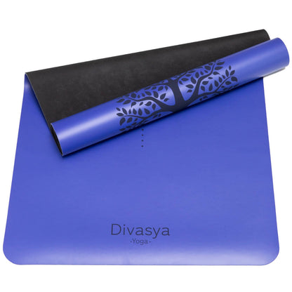 Yogamatte rutschfest | Kautschuk | 9 Yoga-Designs | DIVASYA®