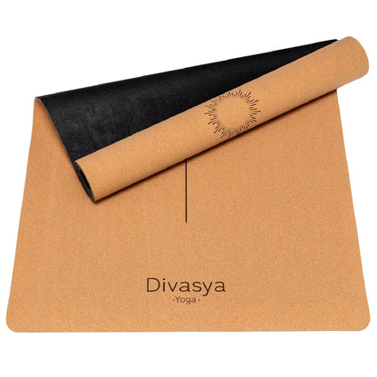 Yoga Set "Support": Kork-Yogamatte & Yoga-Pad