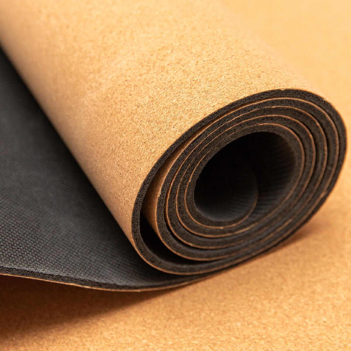 Yoga Set "Support": Kork-Yogamatte & Yoga-Pad