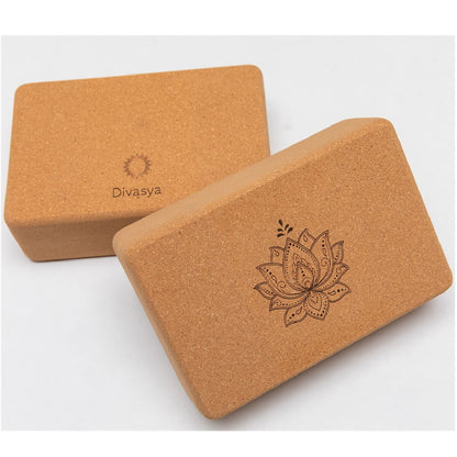 Yoga Block aus portugiesischem Kork in vielen Designs
