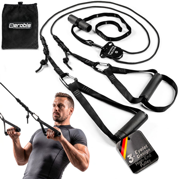 aeroSling Full-Black High-End Slingtrainer