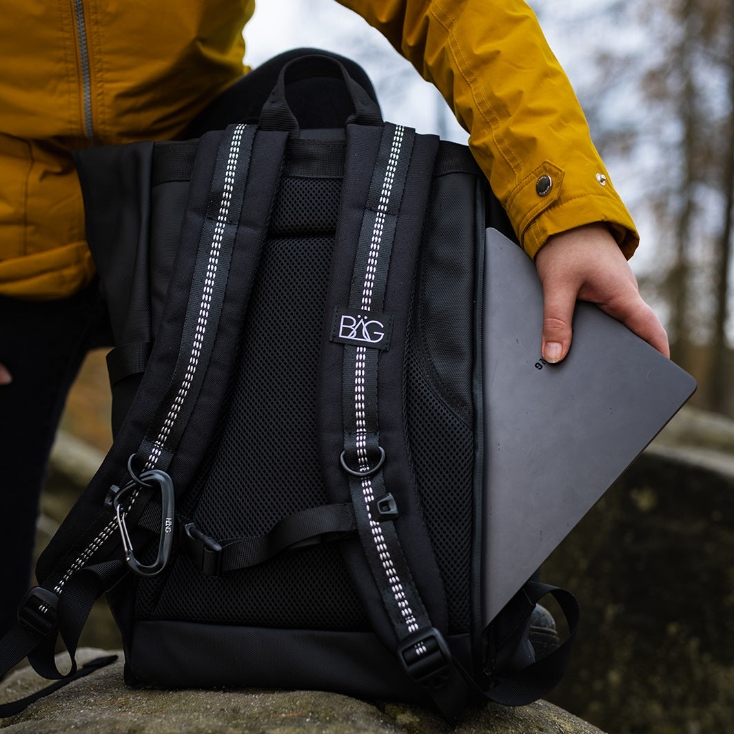 BÄG Rolltop mit Doppel-Laptopfach