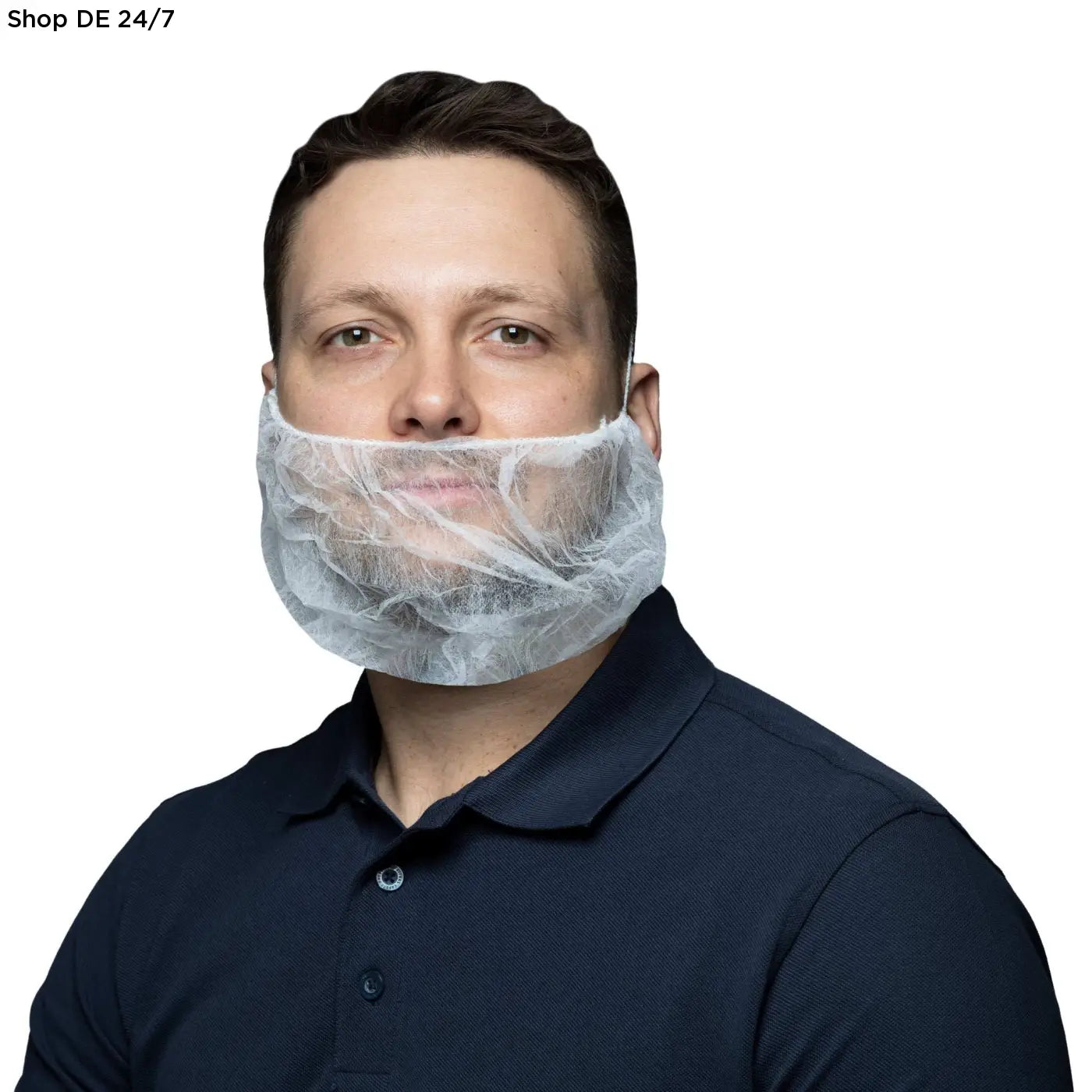 Transparente bartmaske aus plastik mit zuverlässigem schutz für hygienische anwendungen deutsche qualität