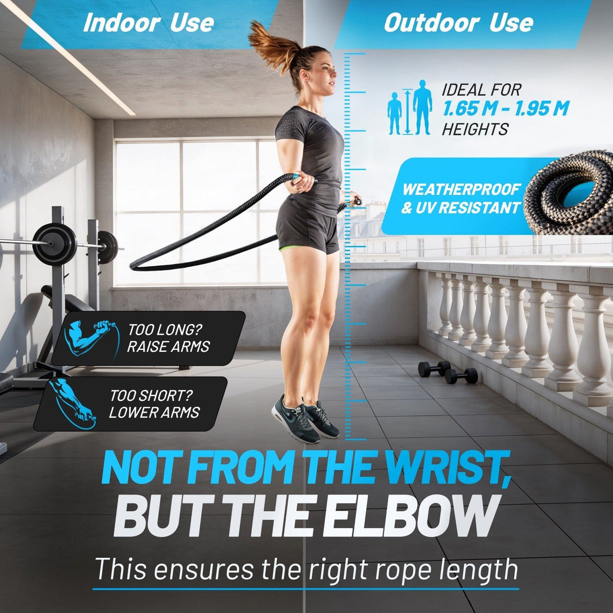 Battle Jump Rope - Heavy skipping rope