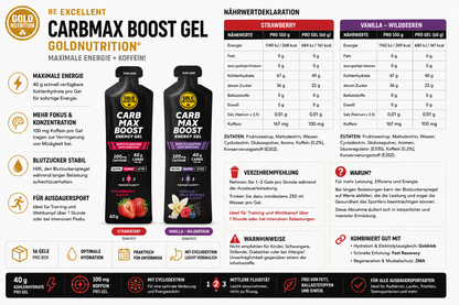 Carb Max Boost Energy Gel