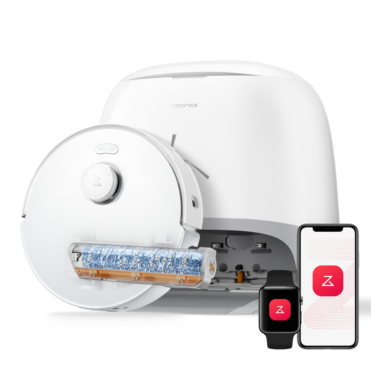 Roborock Qrevo Curv 2 Flow Saug- und Wischroboter mit Multifunktions-Dockingstation