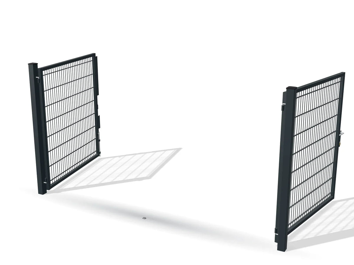 Doppeltor 2-flügelig | Breite 300 cm | Doppelstab 6/5/6 mm