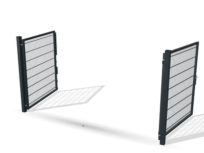 Doppeltor 2-flügelig | Breite 300 cm | Doppelstab 6/5/6 mm