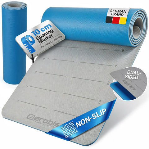 Fitness Mat with distance markers