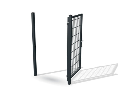 Gartentor 1-flügelig | Breite 100 cm | Doppelstab 6/5/6 mm