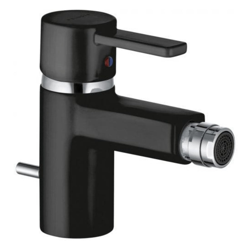 KLUDI "ZENTA" Bidet-Einhebelmischer (schwarz/chrom)