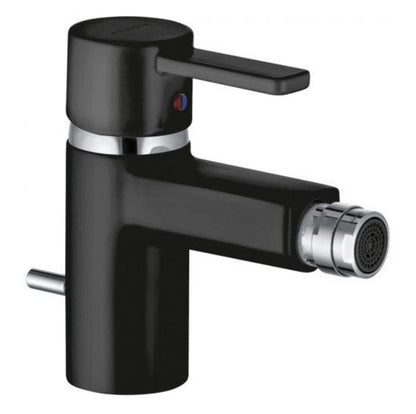 KLUDI "ZENTA" Bidet-Einhebelmischer (schwarz/chrom)