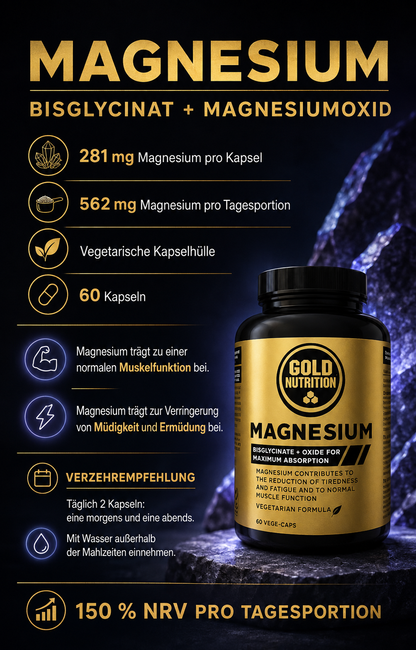 Magnesium 600mg - 60 CAPS