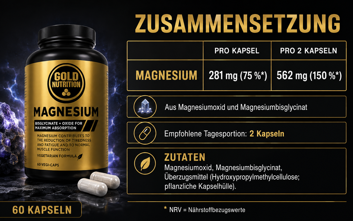 Magnesium 600mg - 60 CAPS