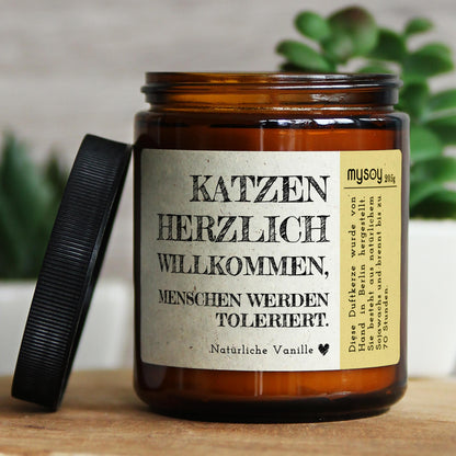 katzen herzlich willkommen, menschen…