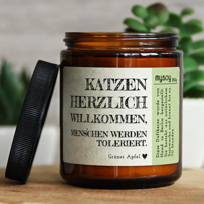 katzen herzlich willkommen, menschen…