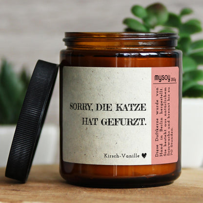 sorry, die katze hat…