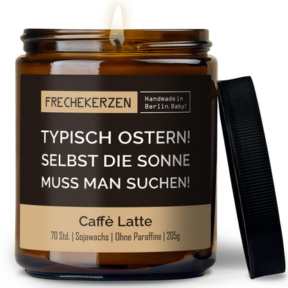 Lustige Kerze | typisch ostern! selbst die sonne muss man suchen!