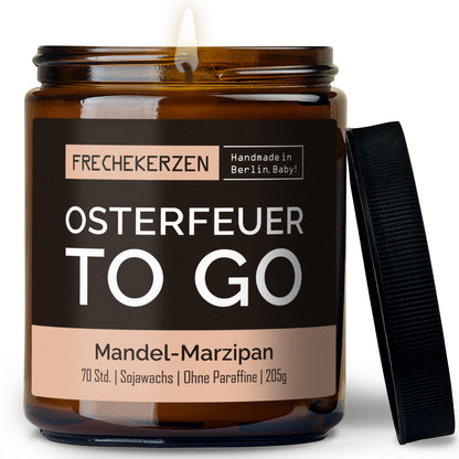 Kerze mit Spruch | osterfeuer to go