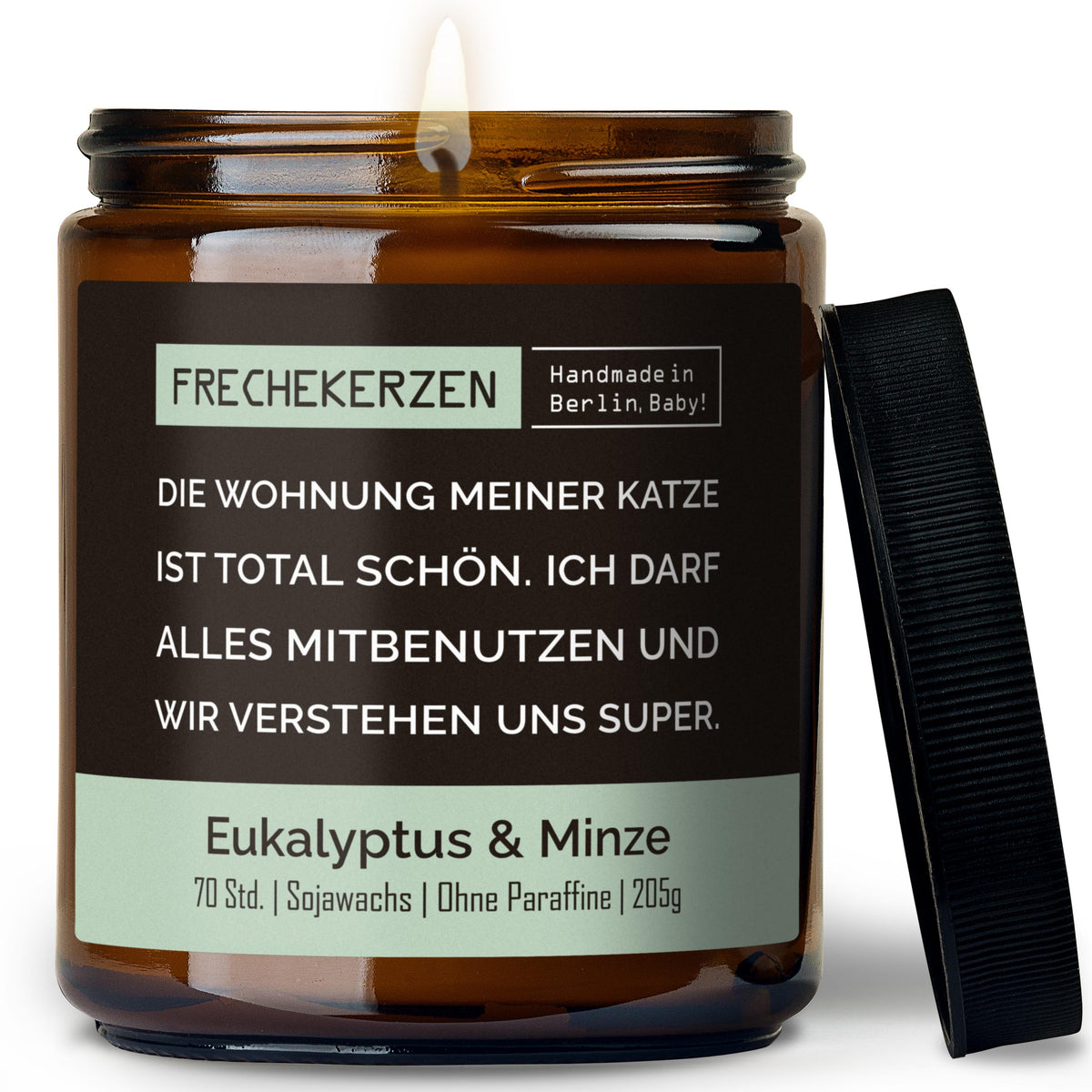 Geschenkkerze | die wohnung meiner katze ist total schön. ich darf alles mitbenutzen und wir verstehen uns super.