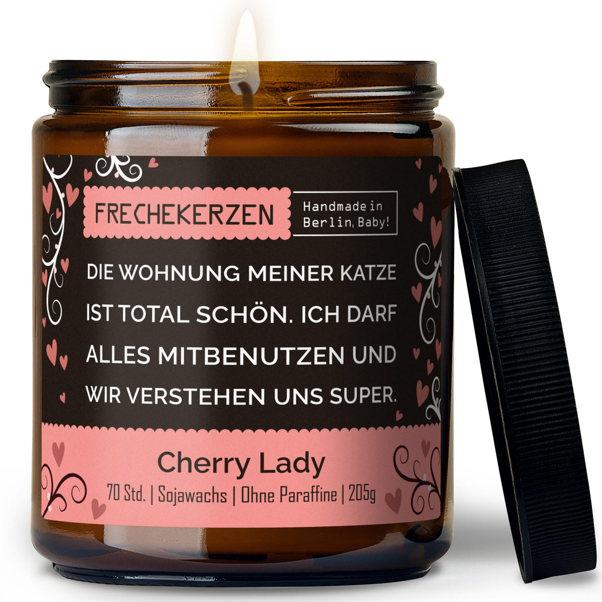 Geschenkkerze | die wohnung meiner katze ist total schön. ich darf alles mitbenutzen und wir verstehen uns super.