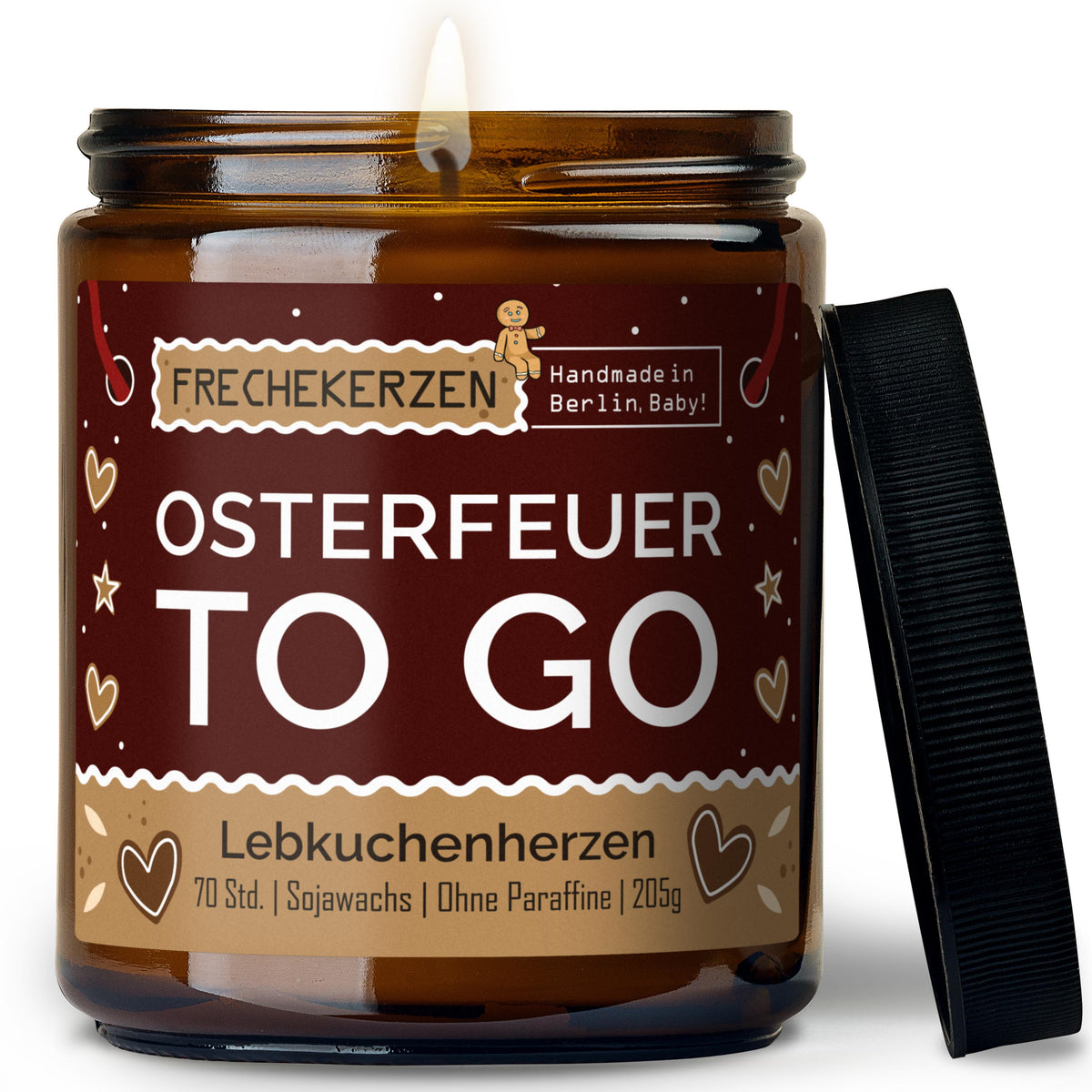 Kerze mit Spruch | osterfeuer to go