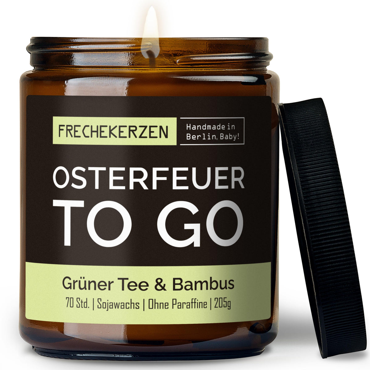 Kerze mit Spruch | osterfeuer to go