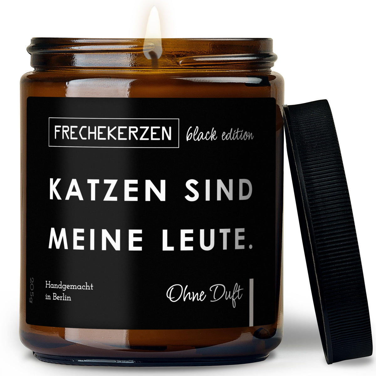 Freche Kerze | katzen sind meine leute.