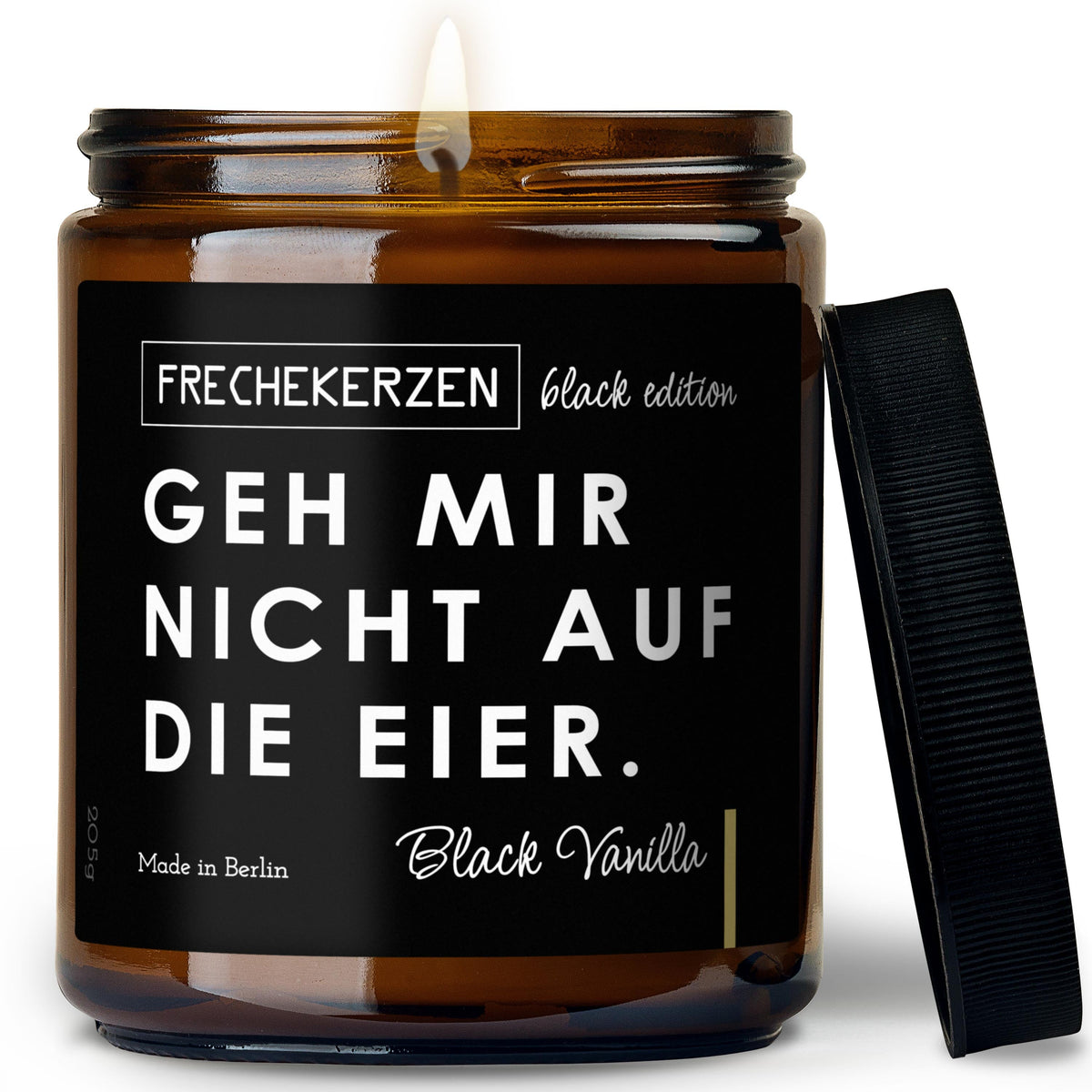 Sojawachs Kerze | geh mir nicht auf die eier.