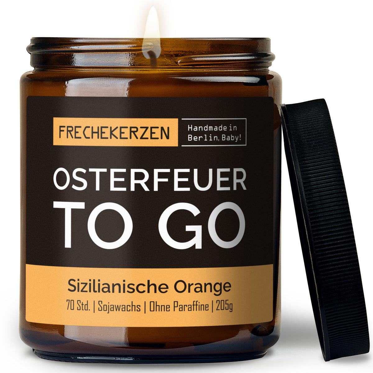 Kerze mit Spruch | osterfeuer to go