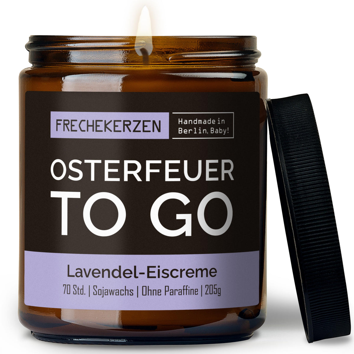 Kerze mit Spruch | osterfeuer to go