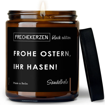 Freche Kerze | frohe ostern, ihr hasen!