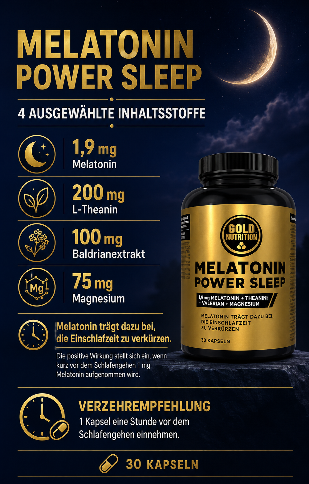 Melatonin Power Sleep - 30 CAPS
