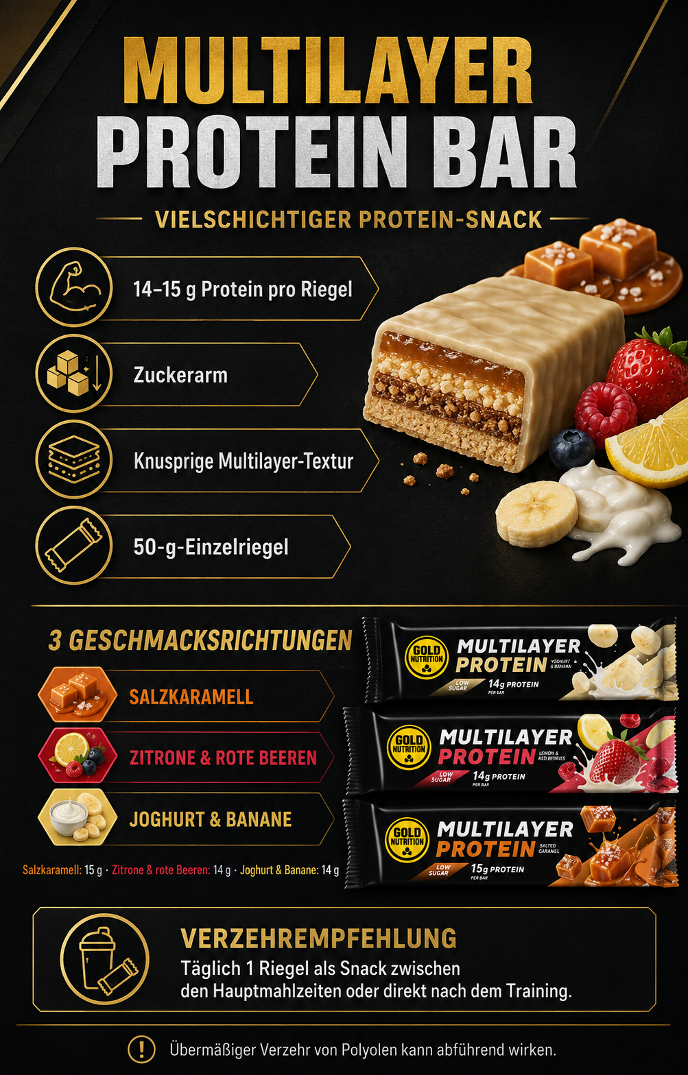 Multilayer Protein Bar