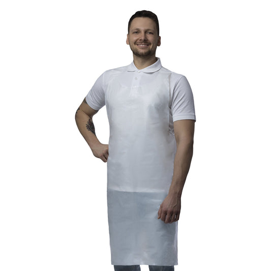 PE - Schürzen 30 μ Weiß: Zuverlässiger Schutz für professionelle Anwendungen 500 Stück - Shop DE 24/7NITRAS76 x 125 cmWeiß500 StückNITRAS PE - Schürze, weiß, Beutel à 50 Stück - Shop DE 24/7NITRASWeißNITRAS PE - Schürze, weiß, Beutel à 50 Stück
