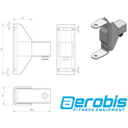 Rail Adapter for Kinetic Trainer