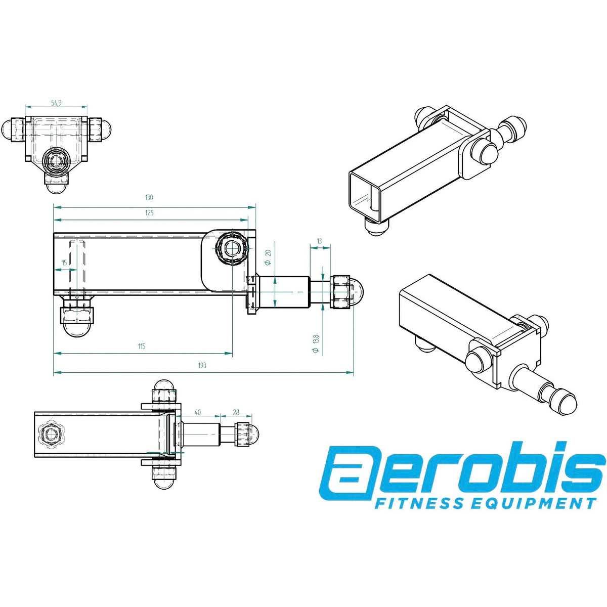 Rail Adapter for revvll Rope Trainer