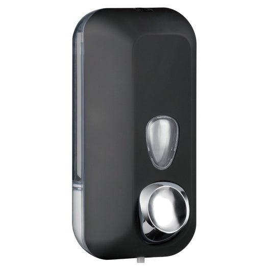 Seifenspender Soft Touch 550 ml: Stilvolle Hygiene für jeden Raum - Shop DE 24/7NITRAS1 StückSchwarzSeifenspender Soft Touch 550 ml: Stilvolle Hygiene für jeden Raum - Shop DE 24/7NITRAS1 StückSchwarzSeifenspender, Kunststoff, schwarz, soft - touch Oberfläche, frei befüllbar durch nahezu alle gängigen Seifen mit hoher Viskosität, 21,6cm x 10,2cm x 9,0 cm