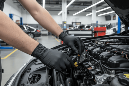 Select Black 300 Latex Einmalhandschuh Hygienehandschuh 1000 Stück - Shop DE 24/7UNIGLOVESXS1000 StückKFZ Mechaniker