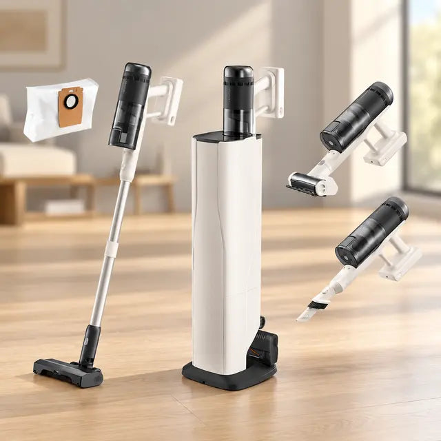Roborock H60 Hub Pro Akku-Staubsauger mit Absaugstation